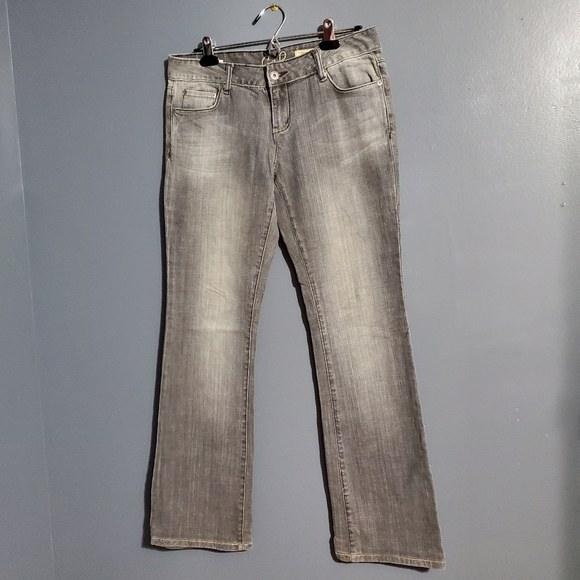 C7P Chip and Pepper Production Womens Jeans Gray Laguna Beach Bootcut C7P Size 7 - Picture 1 of 9